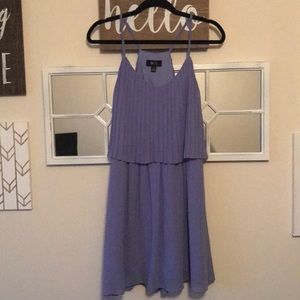 Lavender pleated dress